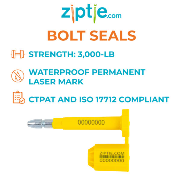 Yellow High-Security Bolt Seal