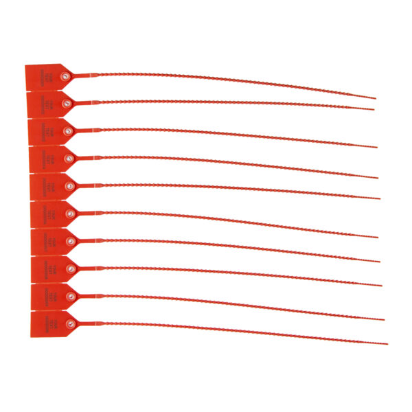 15 Inch Red Pull-Tight Security Seal group