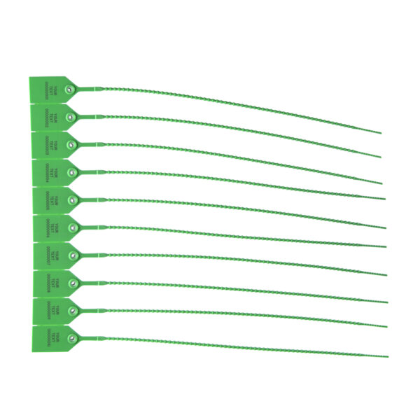 15 Inch Green Pull-Tight Security Seal group