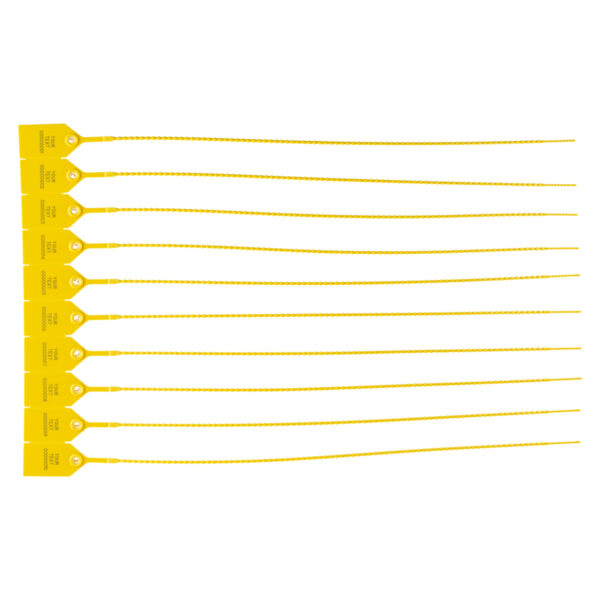15 Inch Yellow Pull-Tight Security Seal group