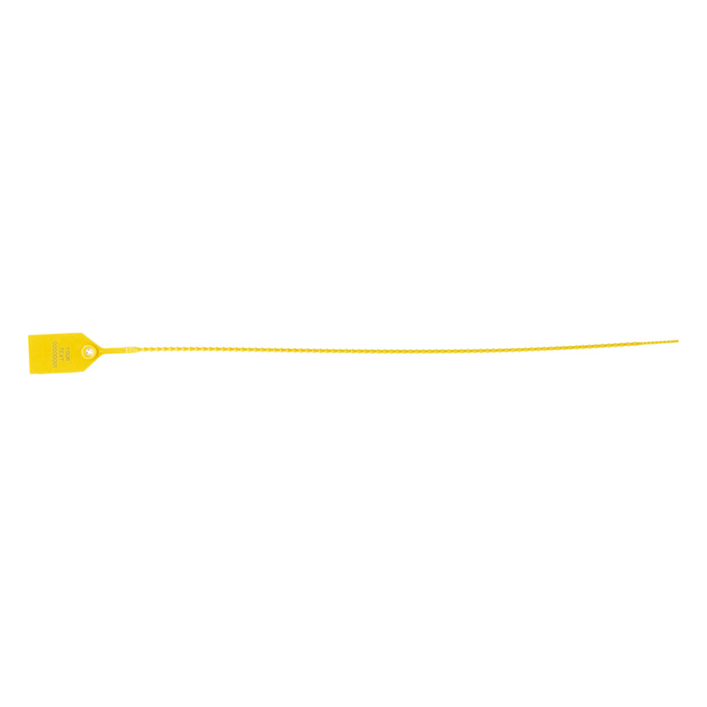 15 Inch Yellow Pull-Tight Security Seal single