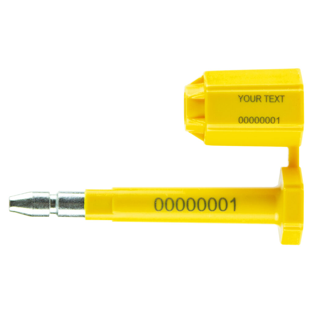 Yellow High-Security Bolt Seal single