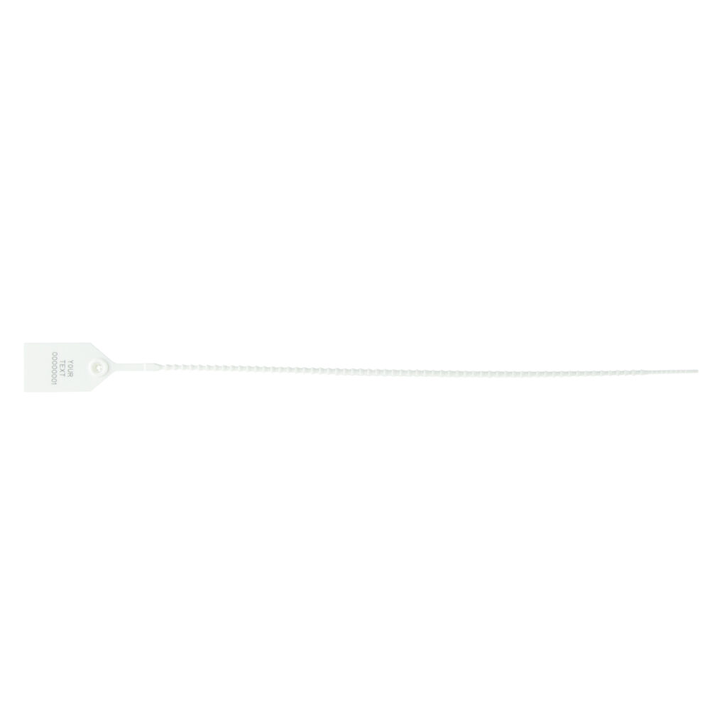 12 Inch White Pull-Tight Security Seal Single