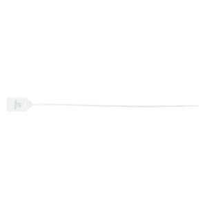 12 Inch White Pull-Tight Security Seal Single