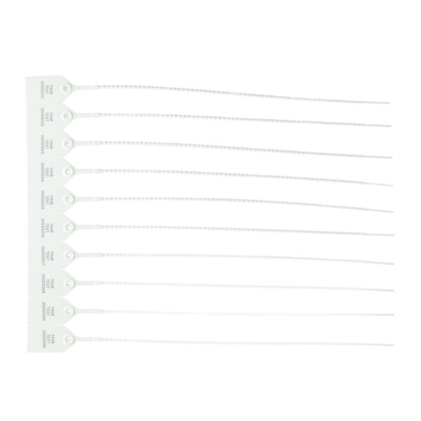 15 Inch White Pull-Tight Security Seal group