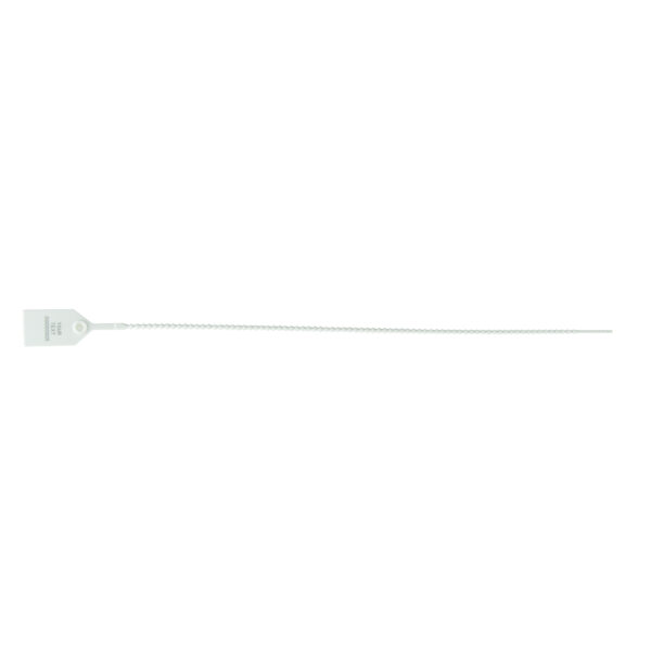 18 Inch White Pull-Tight Security Seal single